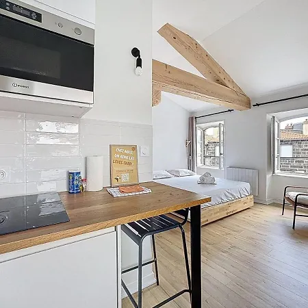 Vue Cathedrale Lumineux & Equipe En Plein Centre Daire Clermont-Ferrand