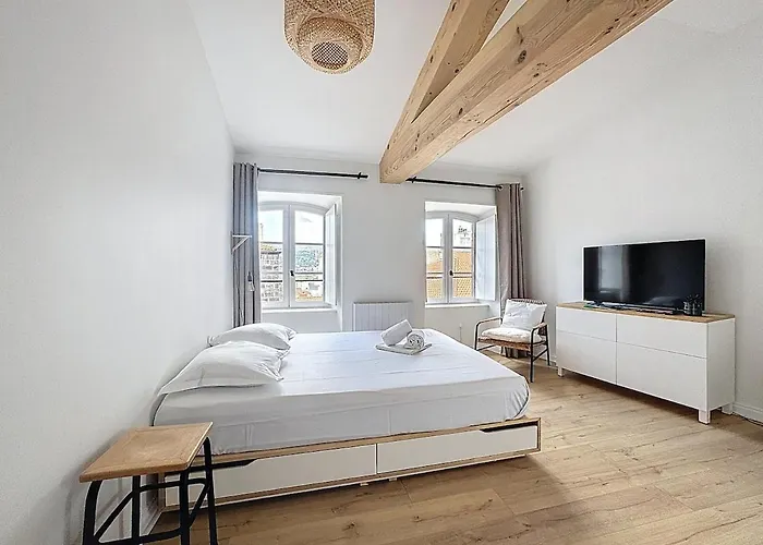 Vue Cathedrale Lumineux & Equipe En Plein Centre Daire Clermont-Ferrand